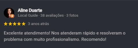 Avaliação Google