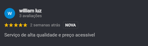 Avaliação Google